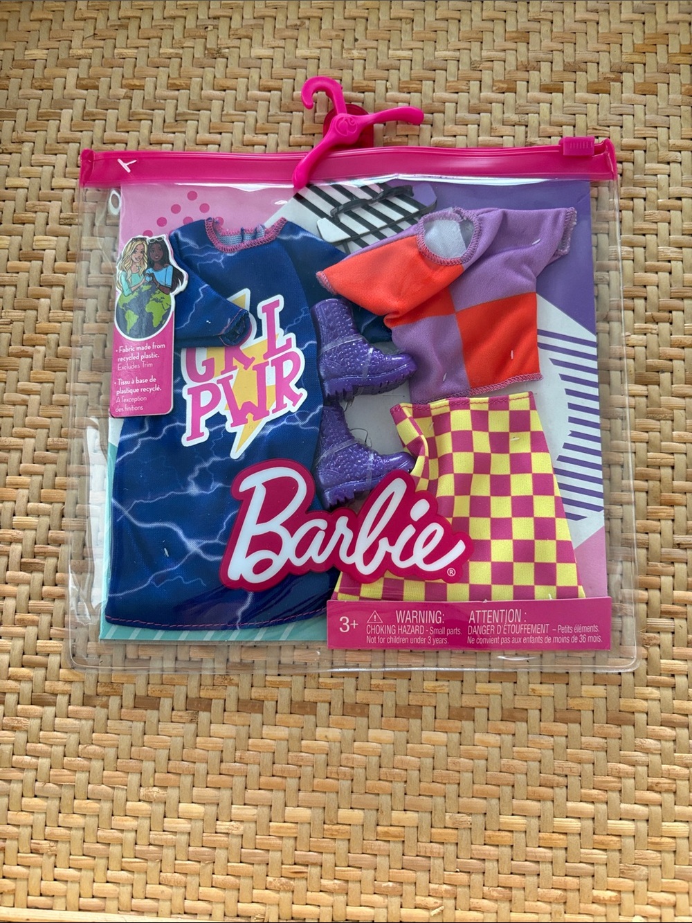 Barbie Outfit Set - Pink, Purple, Orange, Yellow, Blue